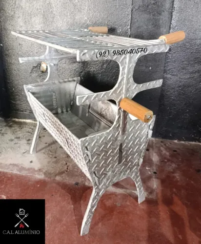 Churrasqueira de aluminio