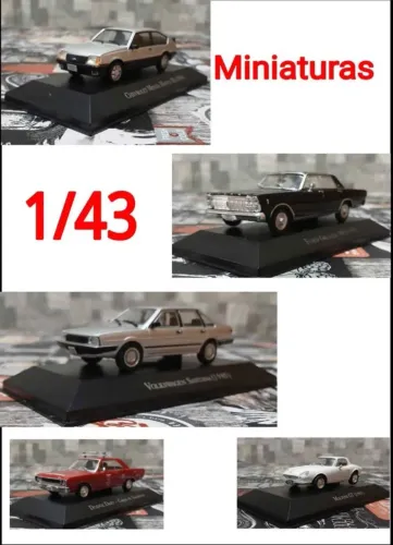 Miniaturas Carros inesquecíveis do brasil 
