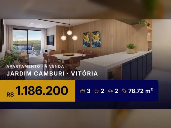 Sofisticação e Conforto: Apartamento 3Q no Lúmea Camburi, Jardim Camburi
