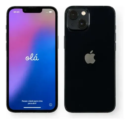 Kit Apple iPhone 13 128gb Preto + Capinhas + Fone Original (Usado)