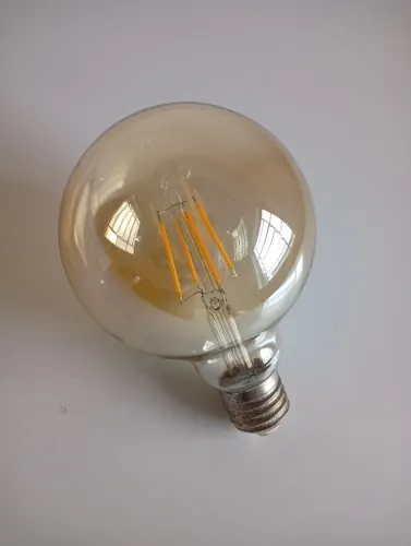 Lâmpada filamento LED vintage bulbo