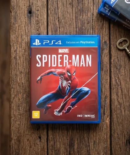 Jogo Marvels Spider Man PS4 Midia Fisica Original