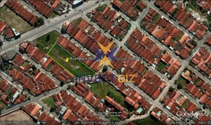Terreno de 4.817,00 m² à venda no Caiçara, Praia Grande-SP - Ideal para incorporação, acei