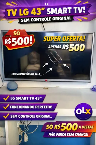 Tv LG smart TV 43 polegadas 