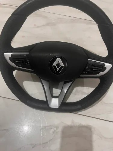 Volante esportivo Renault, completo Os camondos são enfeite