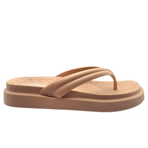 Tamanco Feminino Adulto Conforto Tira Pronta Moleca Nude 555410052531