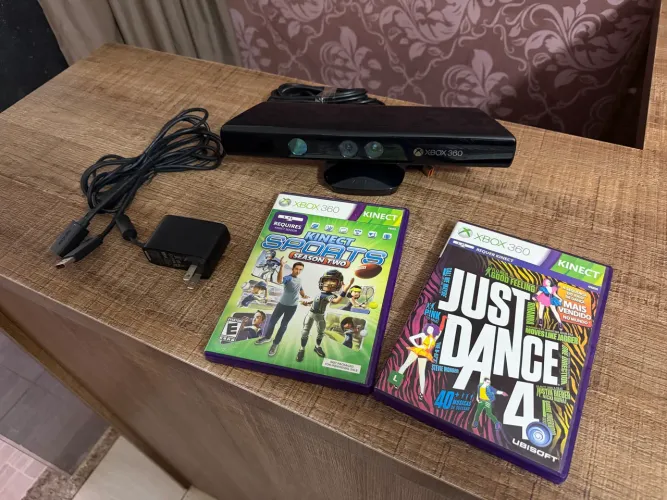 Kinect Xbox 360 Com Adaptador Original para PC