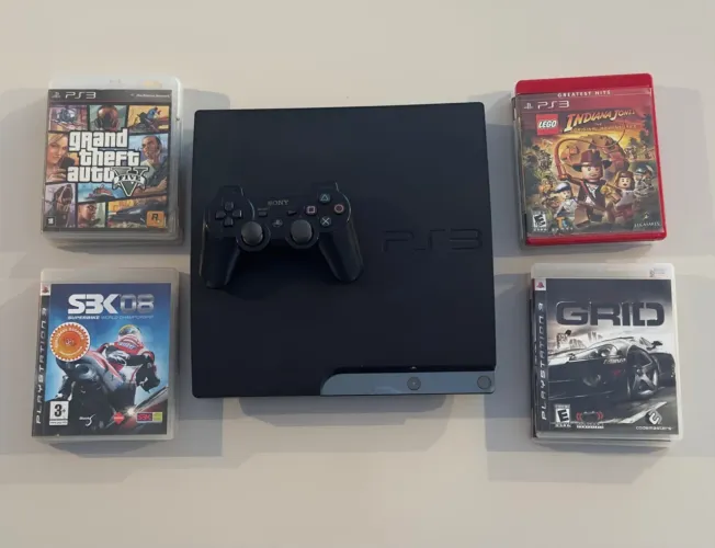 PS3 SLIM Desbloqueado MUITOS JOGOS 