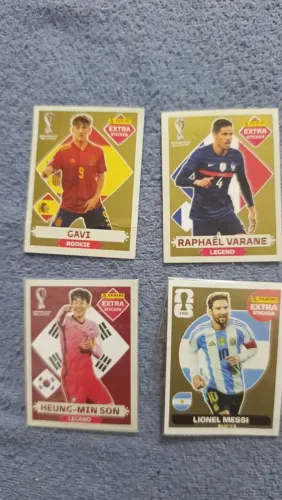 Legends. Figurinhas Extras da copa