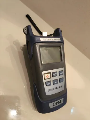 Medidor De Potência Óptica Optical Power Meter Ftth Portátil