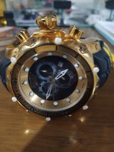 relogios de primeira linha invicta venon caixa dourado original
