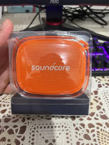 Caixa de Som Anker Soundcore Icon Mini - Laranja à Prova d'Água