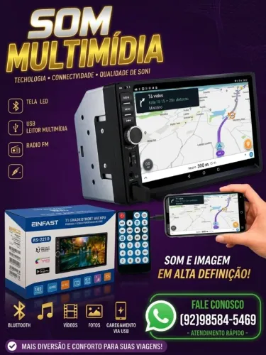 Multimídia para carro