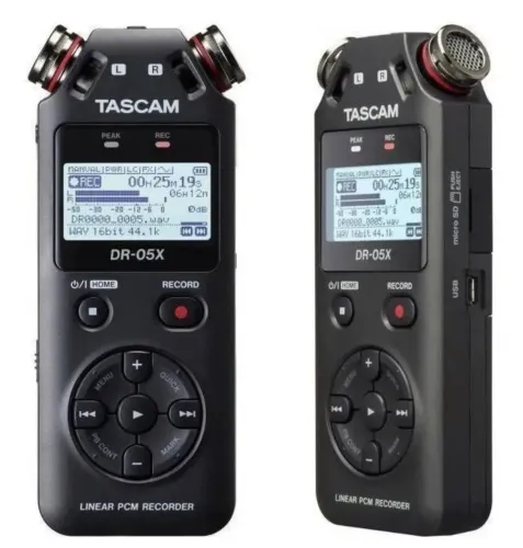 Gravador de áudio profissional Tascam Dr-05 