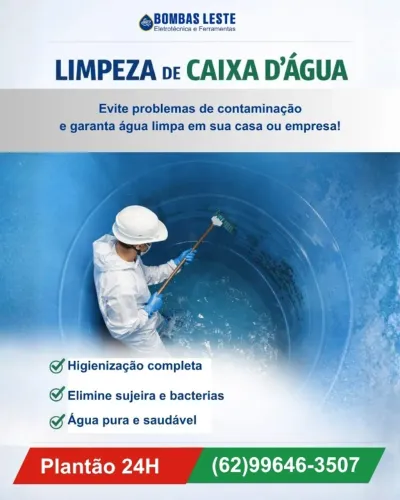 Limpeza caixa d'água