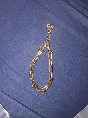 Pulseira de Elos Monclé Banhada em Ouro 18k<br>180