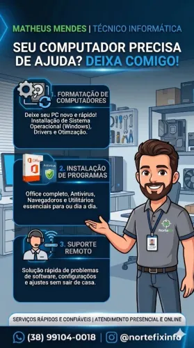 Formatação de Notebooks e PCs 