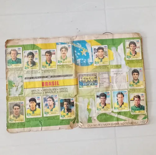 ÁLBUM COPA 1994 ORIGINAL INCOMPLETO