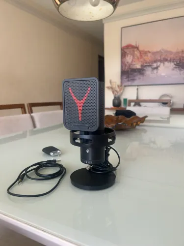 Fone de mesa, microfone de qualidade