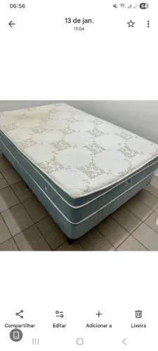 Vende- se cama box com massageador..