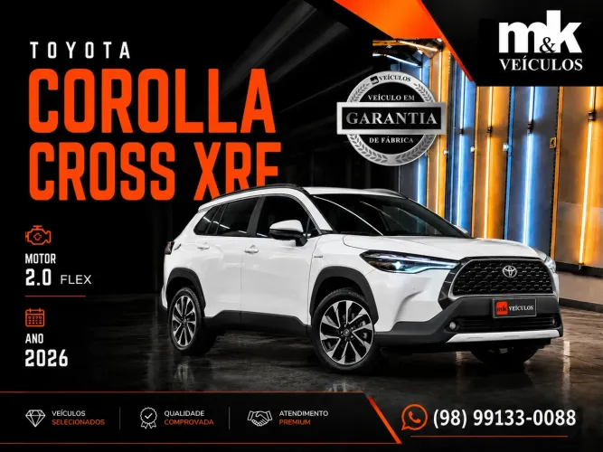 Toyota Corolla Cross XRE 2.0 16V Flex AUT 2026
