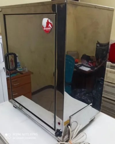 Estufa Inox para 54 marmitas até 120°C 110v semi nova 