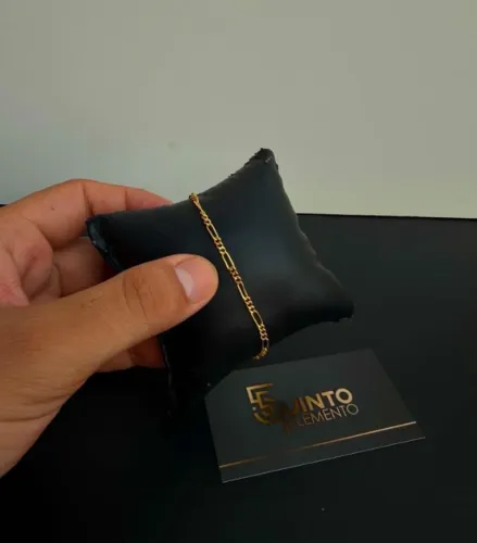 Pulseira Fígaro Ouro 18k