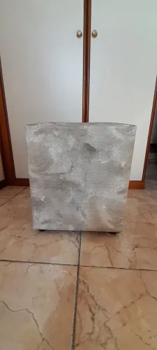 Puff Estofado Quadrado 