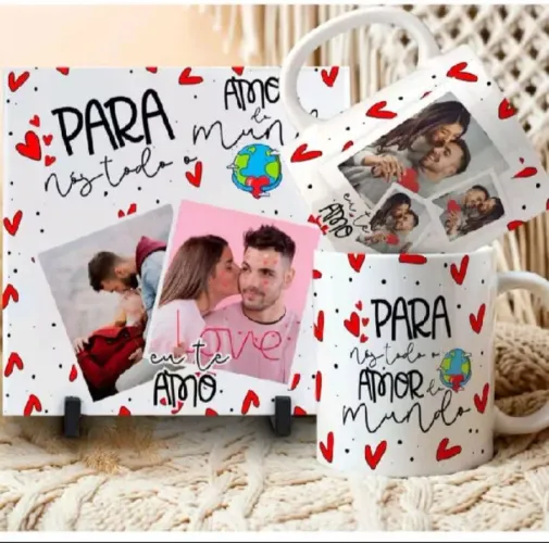 Azulejo e caneca personalizadas para o dia dos namorados ?