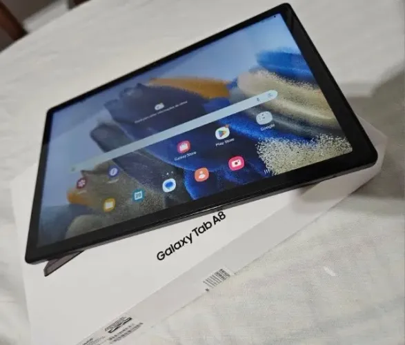 Tablet Samsung a8 de 64gb ate 12x no cartão 