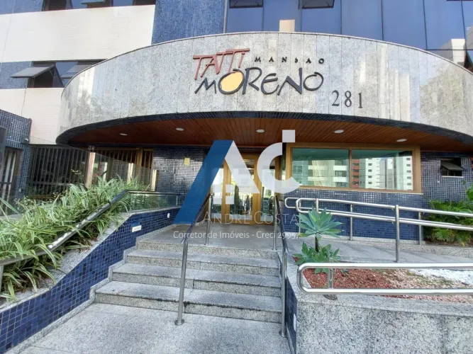 LOCAÇÃO APARTAMENTO TATTI MORENO 3 SUÍTES SEMI - MOBILIADO | 136 m² |4 VAGAS | ALTO PADRÃO
