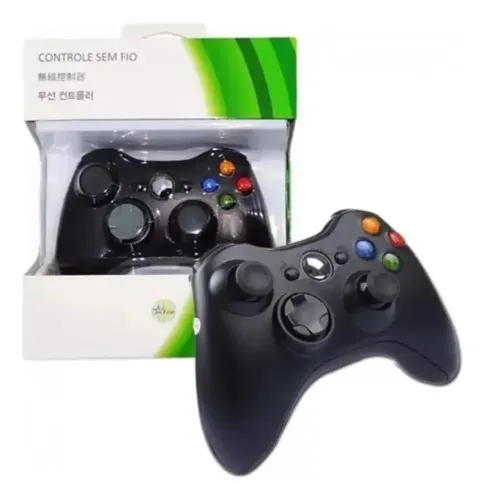 Controle Video Game 360 Pc Sem Fio X360