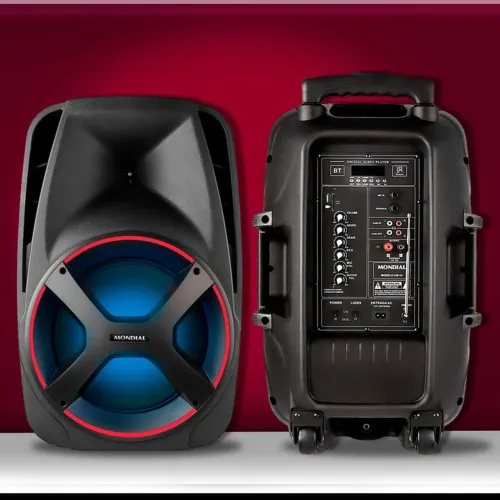 Caixa Amplificada Connect Power II Mondial 550W RMS Bivolt - CM-550