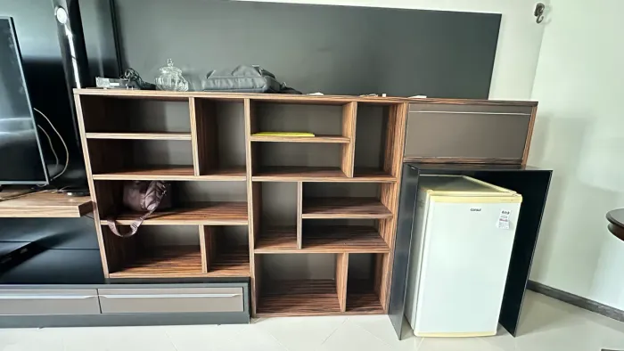 Rack com estante