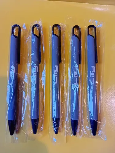 Kit 5 Canetas Plastica LTY cor cinza