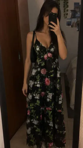 Vestido longo chique P