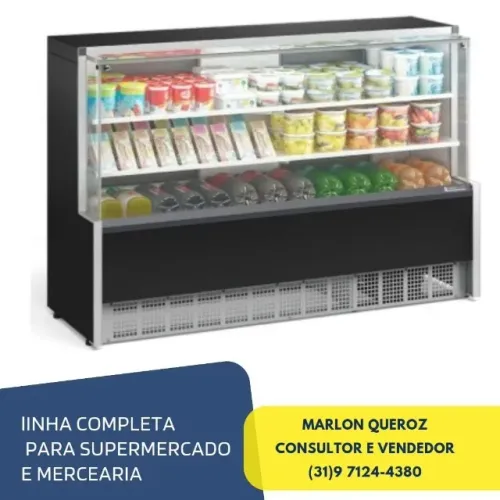 Balcão Refrigerado 2Placas 1,75M Gelopar Novo