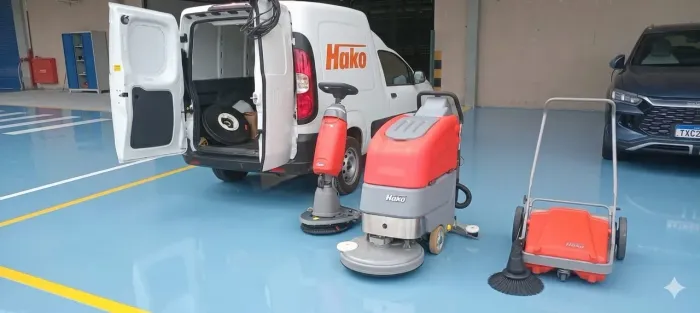 Limpadora de piso profissional Hako