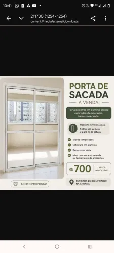 Porta/ Sacada 