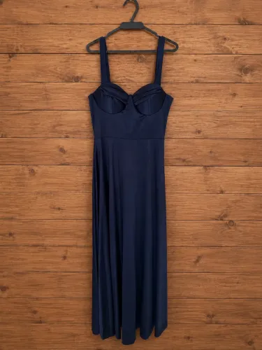 Vestido Longo Azul Marinho