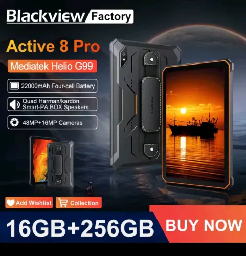 Tablet Blackview Active 8 pro 10 polegadas 