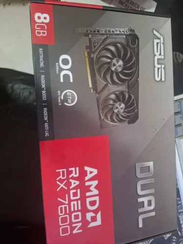 Placa de video AMD Radeon RX7600 8GB OC