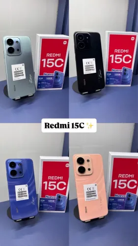 Celular Redmi 15c 4G 256+08 Novo Entregamos