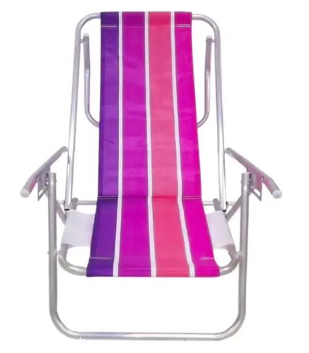 Cadeira de praia de alumínio - 5 posições