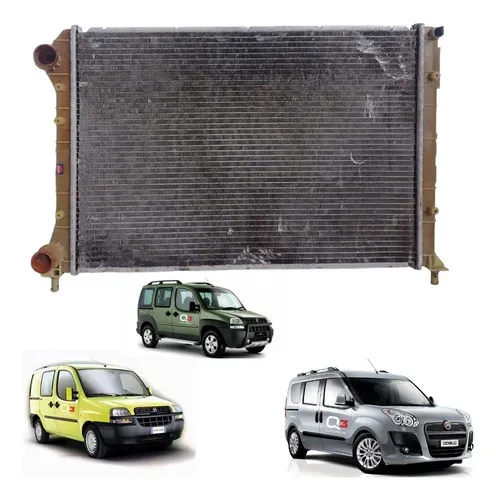 Radiador Agua Doblo 1.3 1.6 1.8 16v 2001 A 2017 