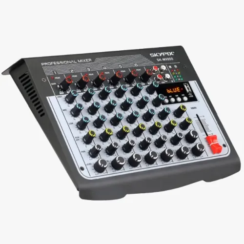 Mesa de Som Analógica Skypix 8 canais SK-MX800