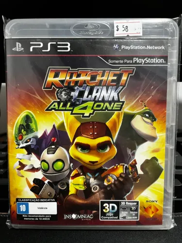 Ratchet Clank All 4 One seminovo ps3