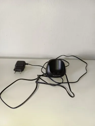 Base e Fonte Carregador Telefone Fixo Motorola Moto 700 Novo