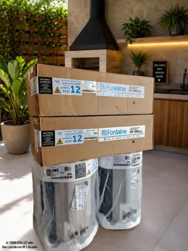 Ar condicionado 127 volts 12.000 BTUs novo lacrado NF garantia...
