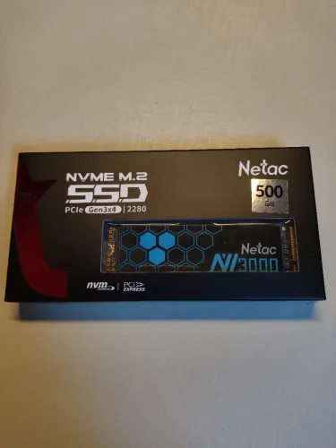 SSD NVME NETAC 500GB NOVO